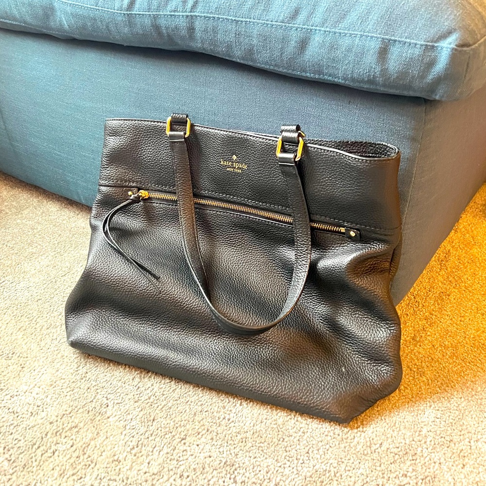 Kate Spade Leather Shopping Tote